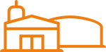 Biogasanlage als Symbol für unsere Leistungen als Umweltgutachter für Biogasanlagen