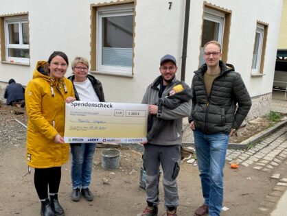 Weihnachtsspende an Flutopfer im Ahrtal